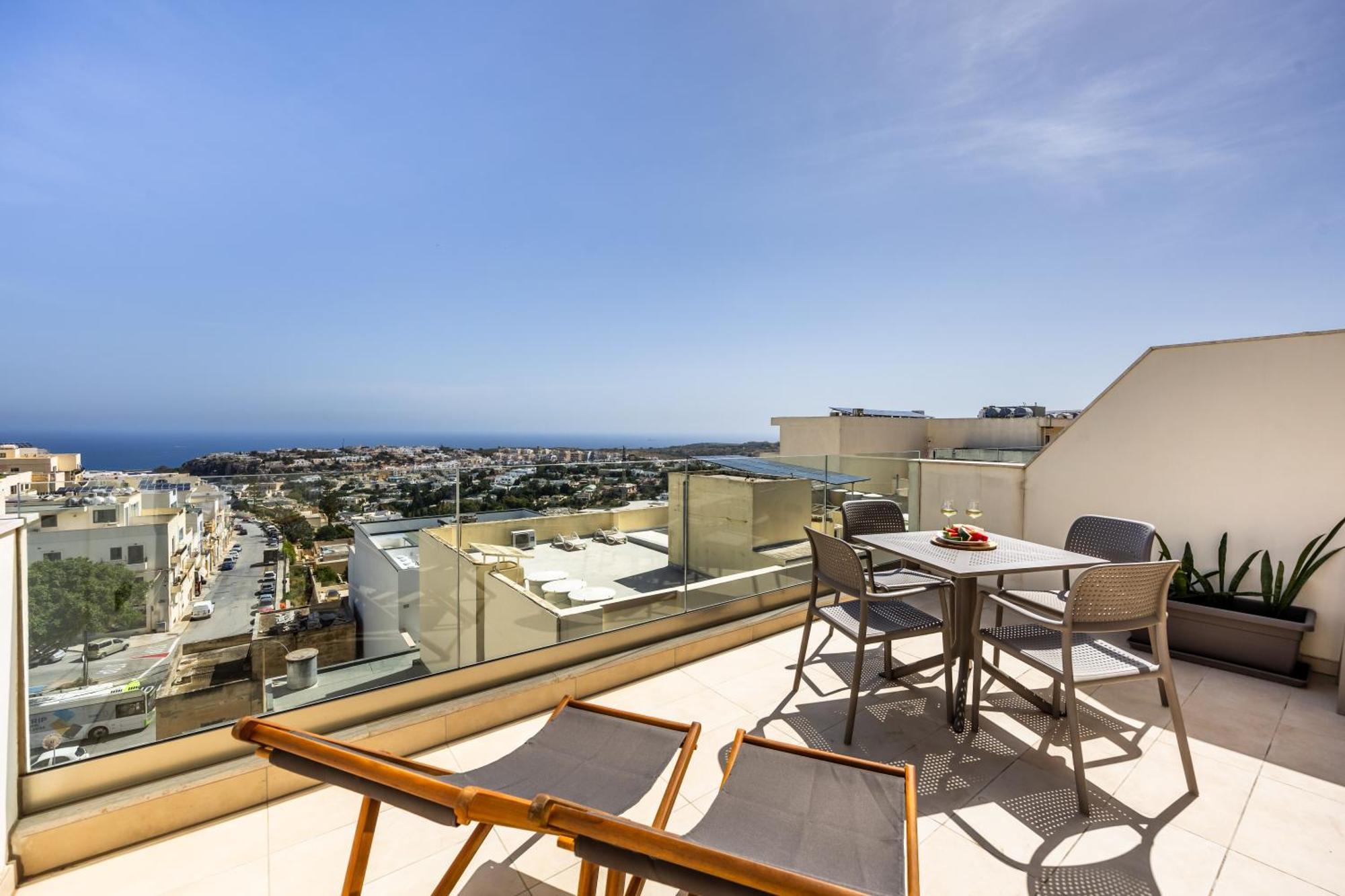 Fl7 Thelodge-Amazing View W Big Terrace By Homely Mellieha Ngoại thất bức ảnh
